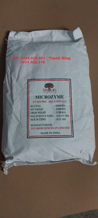 Enzyme cắt tảo Microzyme, enzym xử lý nước ao nuôi